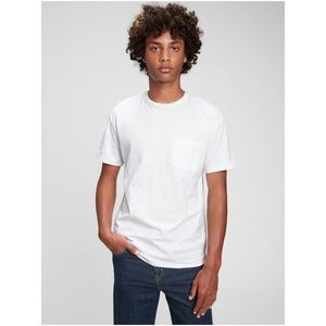 Bílé klučičí tričko GAP Teen z organické bavlny obraz