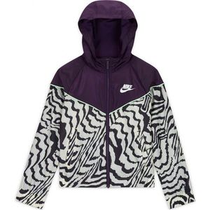 Nike SPORTSWEAR WINDRUNNER Dívčí bunda, fialová, velikost obraz