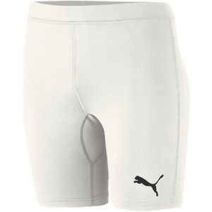 Puma LIGA BASELAYER SHORT TIGH Dětské sportovní šortky, bílá, velikost obraz