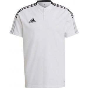adidas TIRO 21 POLO SHIRT Pánské fotbalové triko, bílá, velikost obraz