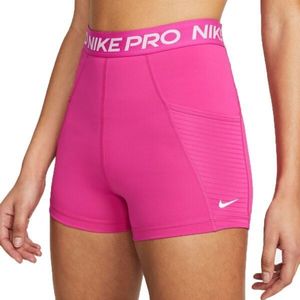 Nike PRO DRI-FIT Dámské tréninkové kraťasy, růžová, velikost obraz