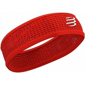 Compressport THIN HEADBAND ON/OFF Sportovní funkční čelenka, červená, velikost obraz