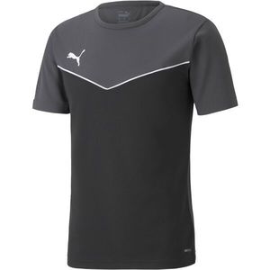 Puma INDIVIDUAL RISE JERSEY TEE Fotbalové triko, černá, velikost obraz