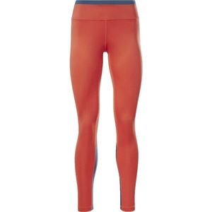 Reebok WOR BIG LOGO TIGHT Dámské legíny, oranžová, velikost obraz