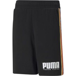 Puma ALPHA TAPE SHORTS Chlapecké sportovní šortky, černá, velikost obraz