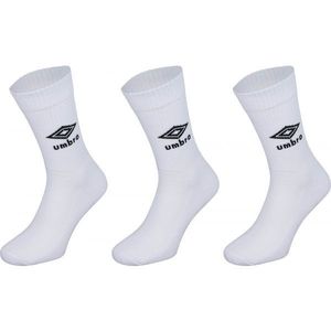 Umbro SPORTS SOCKS 3 PACK Ponožky, bílá, velikost obraz
