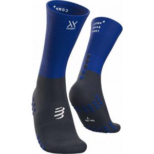 Compressport MID COMPRESSION SOCKS Běžecké ponožky, modrá, velikost obraz