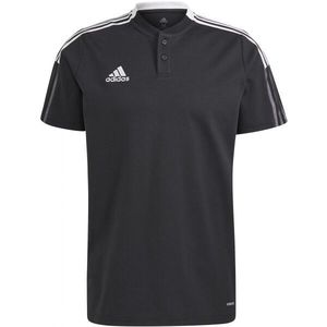 adidas TIRO 21 POLO SHIRT Pánské fotbalové triko, černá, velikost obraz