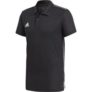 adidas CORE 18 POLO SHIRT Polo triko, černá, velikost obraz