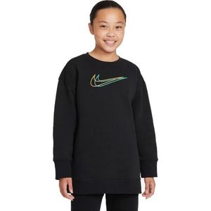 Nike SPORTSWEAR Dívčí mikina, černá, velikost obraz