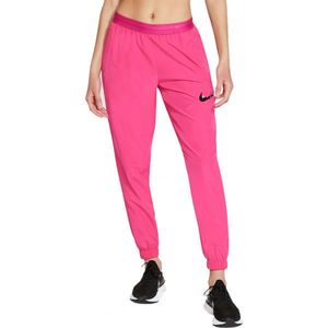 Nike SWOOSH RUN TRK PANT W Dámské běžecké kalhoty, růžová, velikost S obraz