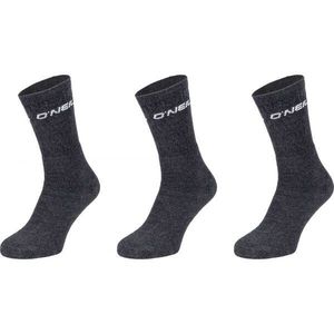 O'Neill SPORTSOCK 3P Unisex ponožky, tmavě šedá, velikost obraz