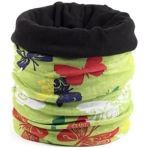 Finmark CHILDREN’S MULTIFUNCTIONAL SCARF WITH FLEECE Dětský multifunkční šátek s fleecem, světle zelená, velikost obraz