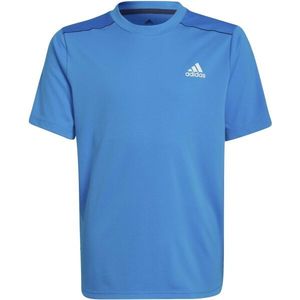 adidas DESIGNED FOR SPORT Chlapecké sportovní tričko, modrá, velikost obraz