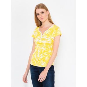 Žluté květované tričko CAMAIEU obraz