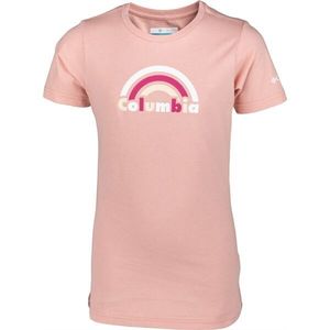 Columbia MISSION LAKE SHORT CRAPHIC SHIRT Dívčí tričko, růžová, velikost obraz