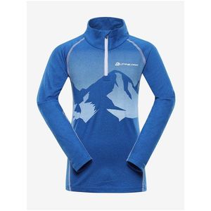 Modré dětské vzorované sportovní tričko Alpine Pro NEVEO 6 obraz