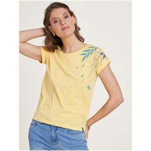 Žluté dámské tričko Tranquillo obraz