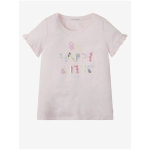 Světle růžové holčičí tričko Tom Tailor obraz
