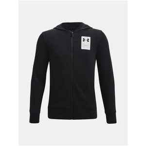 Mikina Under Armour UA RIVAL TERRY FZ HOODIE - černá obraz