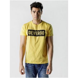 Žluté pánské tričko Devergo obraz