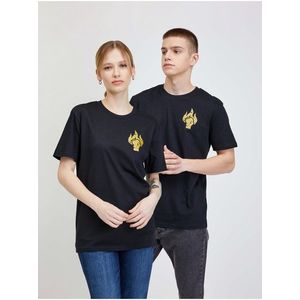 Černé unisex tričko s potiskem DOBRO. pro Viki obraz