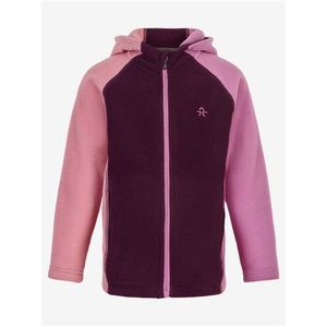 Růžovo-fialová holčičí lehká bunda s kapucí Color Kids obraz