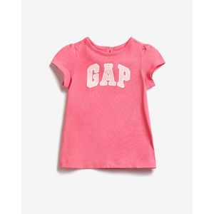 GAP logo Šaty dětské Růžová obraz