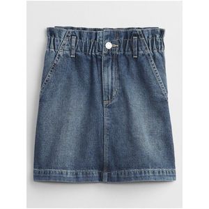 Modrá holčičí dětská džínová sukně denim skirt GAP obraz