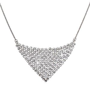 Evolution Group Stříbrný náhrdelník s krystaly Swarovski bílý 32019.1 obraz