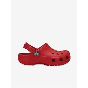 Červené dětské pantofle Crocs obraz