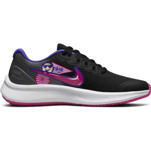 Nike STAR RUNNER 3 GS Dětská sportovní obuv, černá, velikost 37.5 obraz