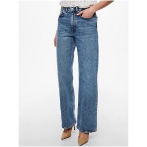 Modré dámské široké džíny ONLY Juicy obraz