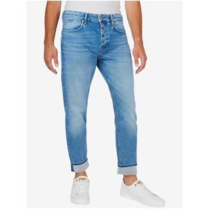 Modré pánské zkrácené straight fit džíny Pepe Jeans Callen 2020 obraz