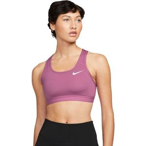 Nike DRI-FIT SWOOSH Dámská sportovní podprsenka, fialová, velikost S obraz