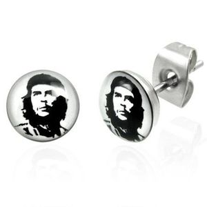 Ocelové náušnice Che Guevara 6.9 mm obraz