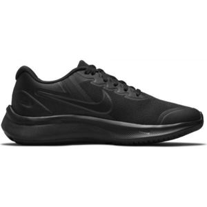 Nike STAR RUNNER 3 GS Dětská sportovní obuv, černá, velikost 38.5 obraz