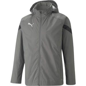 Puma TEAMFINAL ALL WEATHER JACKET Pánská fotbalová mikina, tmavě šedá, velikost obraz