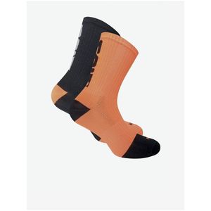 Sada dvou párů běžeckých ponožek v oranžové a černé barvě FILA obraz