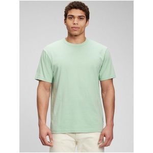 Zelené pánské tričko z organické bavlny GAP obraz