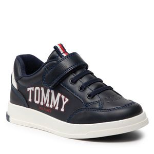 TOMMY HILFIGER Low Cut Lace-Up Velcro Sneaker T1B4-32218-1384 S obraz
