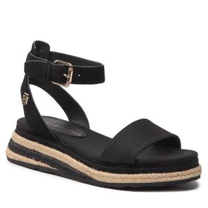 TOMMY HILFIGER Colored Rope Low Wedge Sandal FW0FW06233 obraz