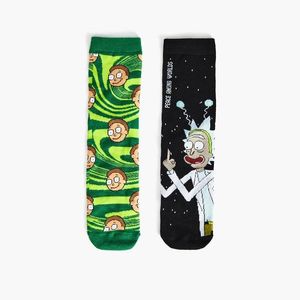 Cropp - Sada 2 párů ponožek Rick and Morty - Černý obraz