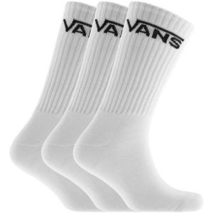 Panské Ponožky VANS MN CLASSIC Crew 3 pairs White Size 38, 5-42EU obraz