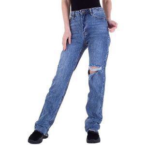 Dámské fashion jeansové kalhoty obraz