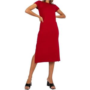 červené basic šaty liliane obraz