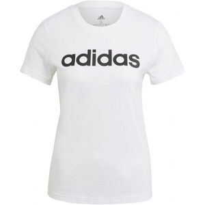 adidas LINEAR TEE Dámské tričko, bílá, velikost obraz