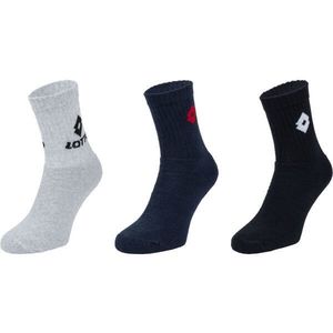 Lotto TENNIS 3P Unisex sportovní ponožky, černá, velikost obraz