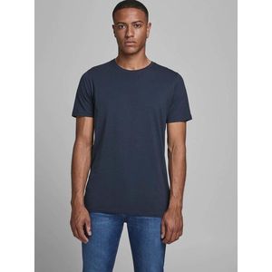 Tmavě modré basic tričko Jack & Jones Organic obraz