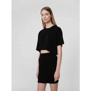 Dámské tričko crop top oversize s modalovými viskózovými vlákny obraz